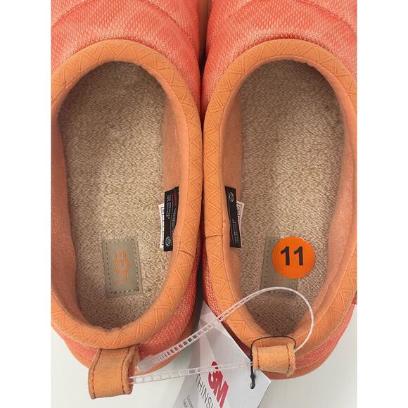 UGG Tasman LTA Puff Signature Orange Slippers 1149510 Insulated Size 11 - Picture 9 of 12